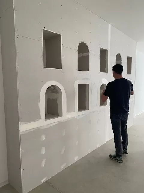 mur décoratif en placo