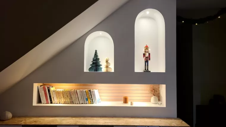 mur décoratif en placo