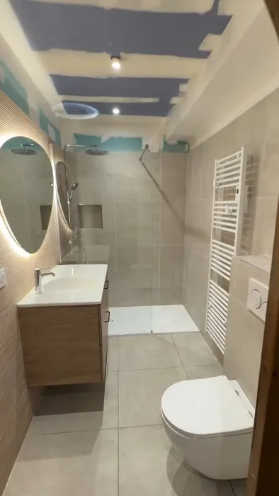 Rénovation complète d'une salle de bain à Collioure, Collioure, ETS Ferrer