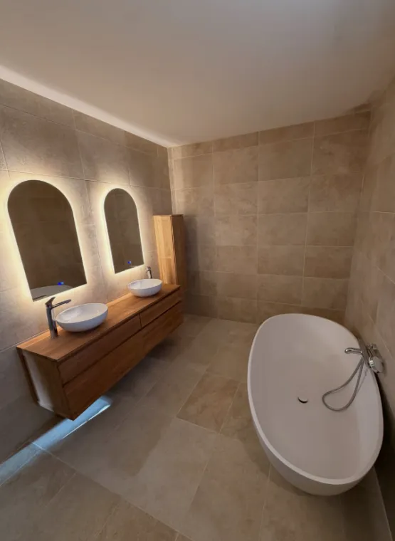 Rénovation complète d'une salle de bain à Collioure, Collioure, ETS Ferrer